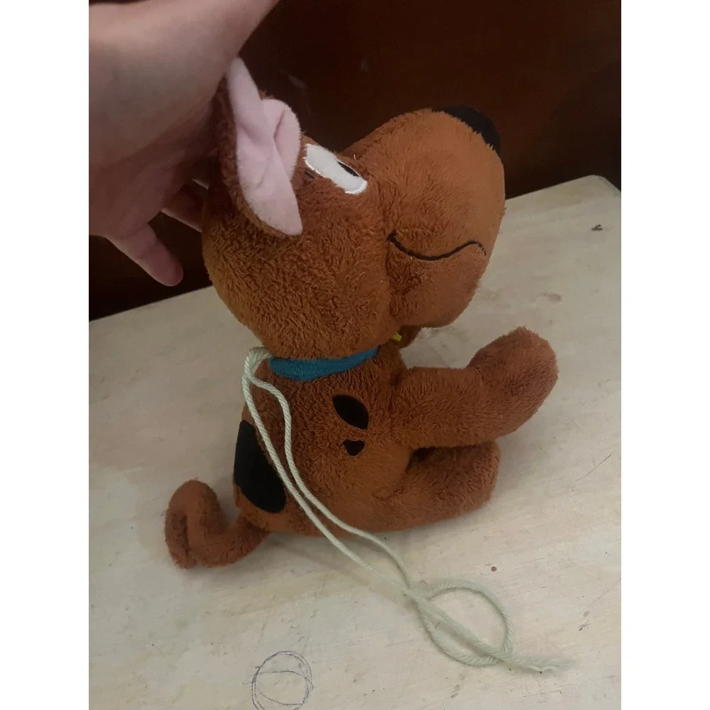 Scooby-Doo Plush Stuffed Animal Brown Dog with Blue SD Collar Hanna-Barbera